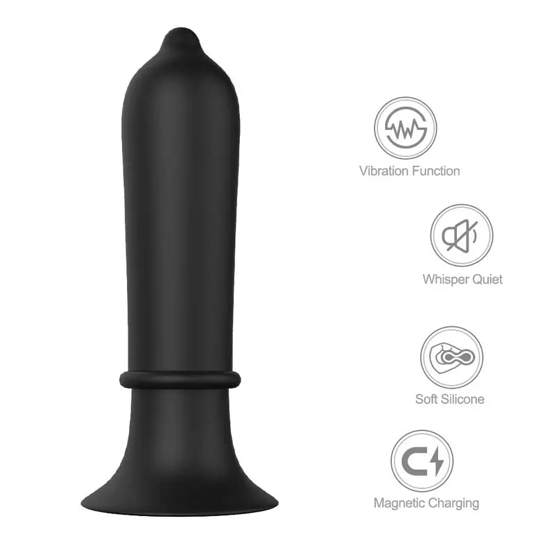 Advanced Prostate Massager With Suction Cup Anal Butt Plug Vibrator
