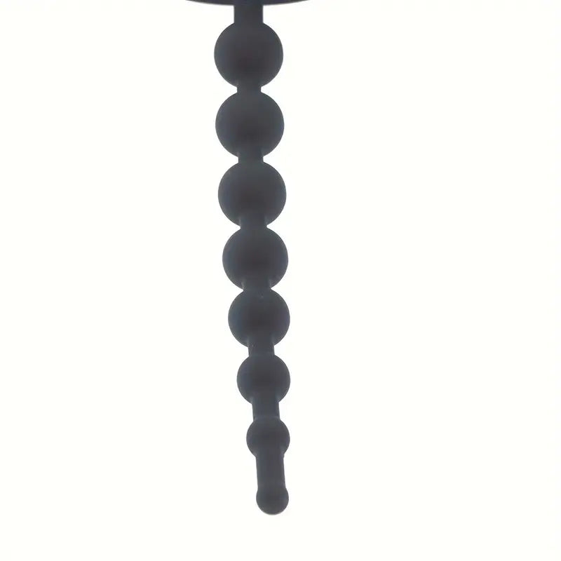 Anal Beads Play Silicone Butt Plug Safe Pull Ring SM Fetish Anal Plug