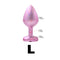 Heart-shaped Anal Plug Gem Base Butt Plug Anal Couple Masturbator