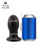 Black Anal Plug With Grains Dragon Egg Base With Suction Cup Anal Plug