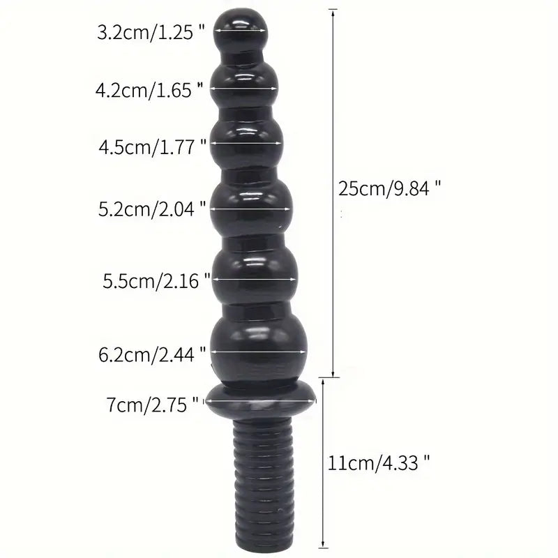 Vaginal G-spot Masturbator Women Fantasy Anal Beads Sex Toy With Handle