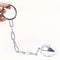 Metal Stainless Steel Chain Anus Plug Removable Chain Male Ring Set