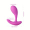 G-spot Vibrator Dual Vibrator With 9 Vibrating Modes Wearable Butt Plug