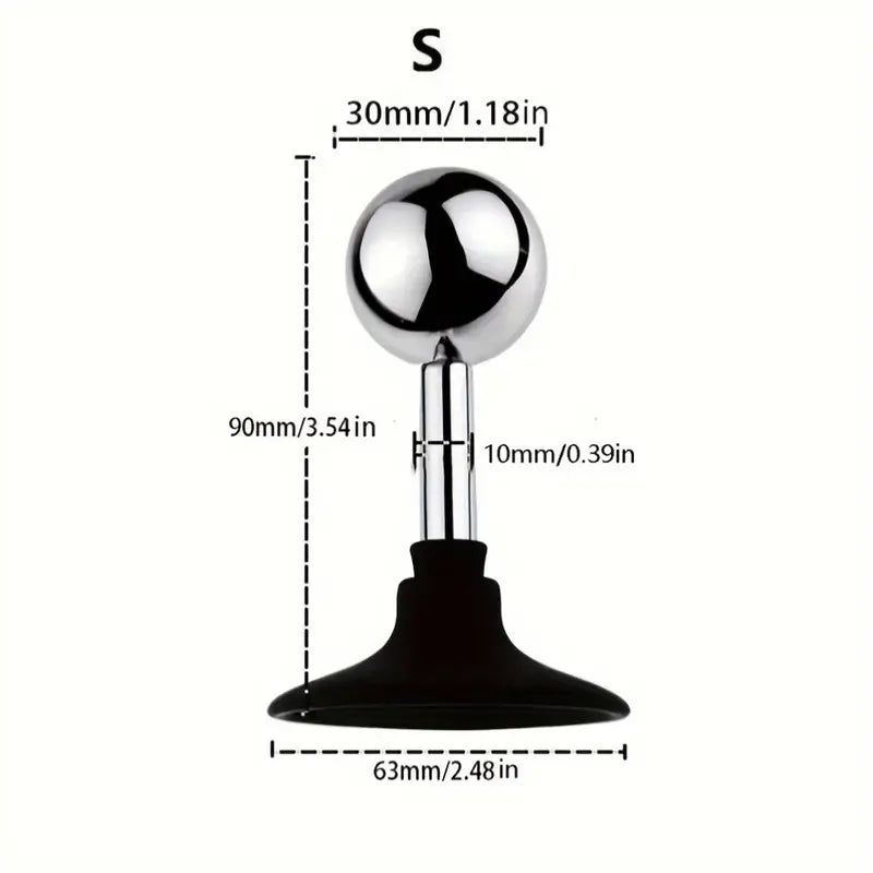 Adult Male/Female Butt Toy Metallic Hollow Super Lightweight Anus Plug