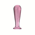 Glass Threaded Anal Plug Adult G-spot Pleasure Butt Plug Couple Toy