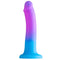 5.5" Soft Silicone Dildo Flexible Anal Plug With Suction Cup For Hands-Free