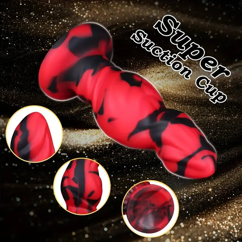 Silicone Anal Plug with Suction Cup Large Dildo Butt Plug For Beginners