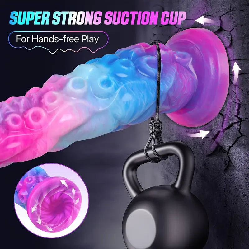 Huge Long Dildo Butt Plug Tentacle Penis Suction Cup Vaginal Anal Dilator