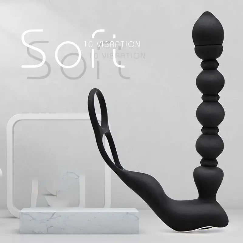 Anal Butt Plug Vibrator With 10 Thrusting Modes Prostate Massager