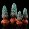 Large Diameter Soft Silicone Octopus Anal Plug Gradient Sex Toy