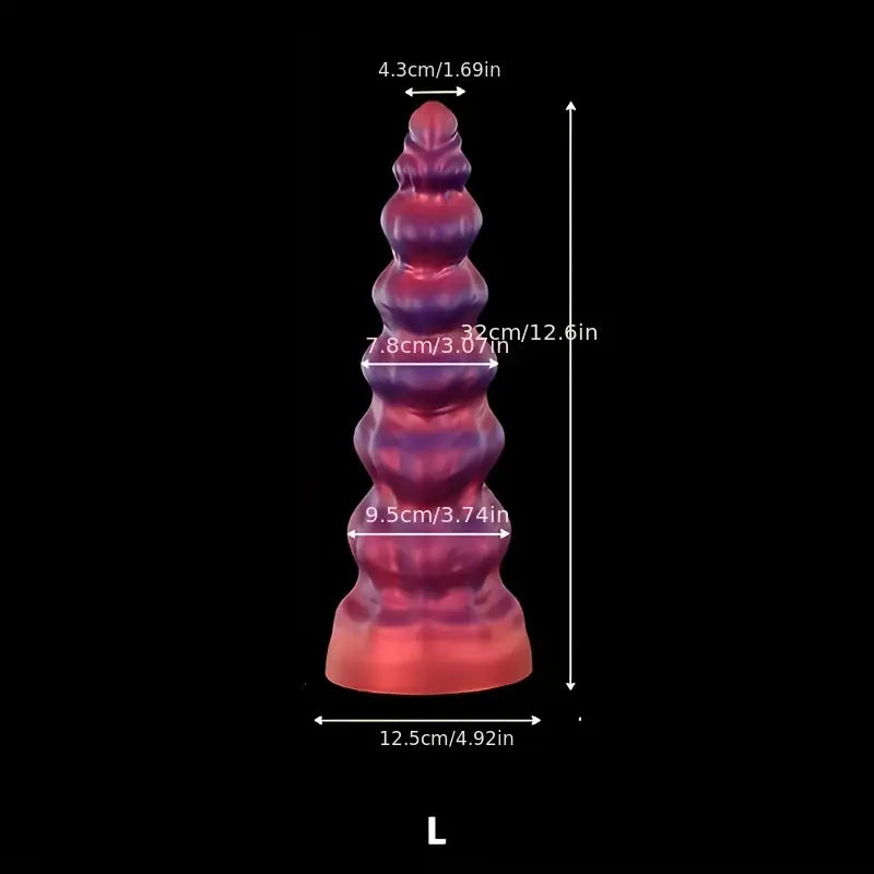 Ultra-soft Liquid Silicone Dildo Large Girth Silicone Anal Plug For G- Ultra-soft Liquid Silicone Dildo Large Girth Silicone Anal Plug For G-