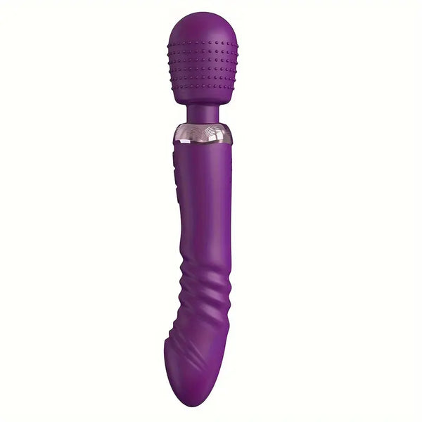 Dual Motor Thrusting Sex Toy Anal Plugs Anal Toy Vibrating Butt Plug