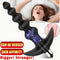 Butt Plug Flexible Silicone Graduated Design Vibrating Anal Beads