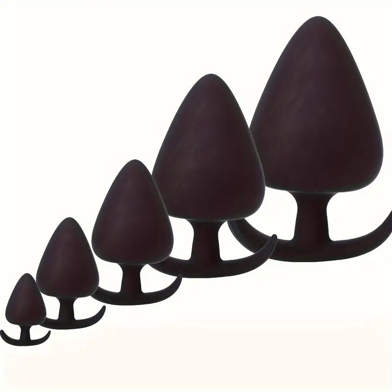 5pcs Butt Plug Set Anal Plug Training Kit Prostate Massager Male Adult Toy