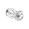 Silvery Heart-shaped Cut-out Metal Anal Plug For Anal Expansion