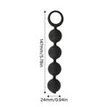 4 Beads Silicone Anal Plug With Pull Tab Anal Beads Anal Expander