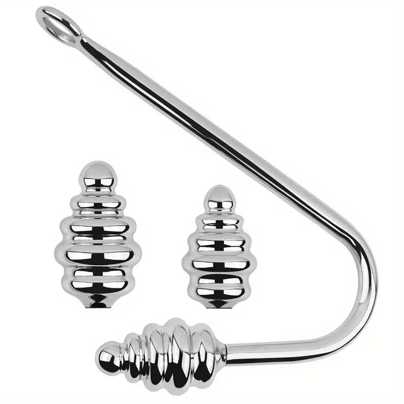 4pcs/Set Stainless Steel Metal Anal Hook Toy Anal Hook Anal Plug 4pcs/Set Stainless Steel Metal Anal Hook Toy Anal Hook Anal Plug