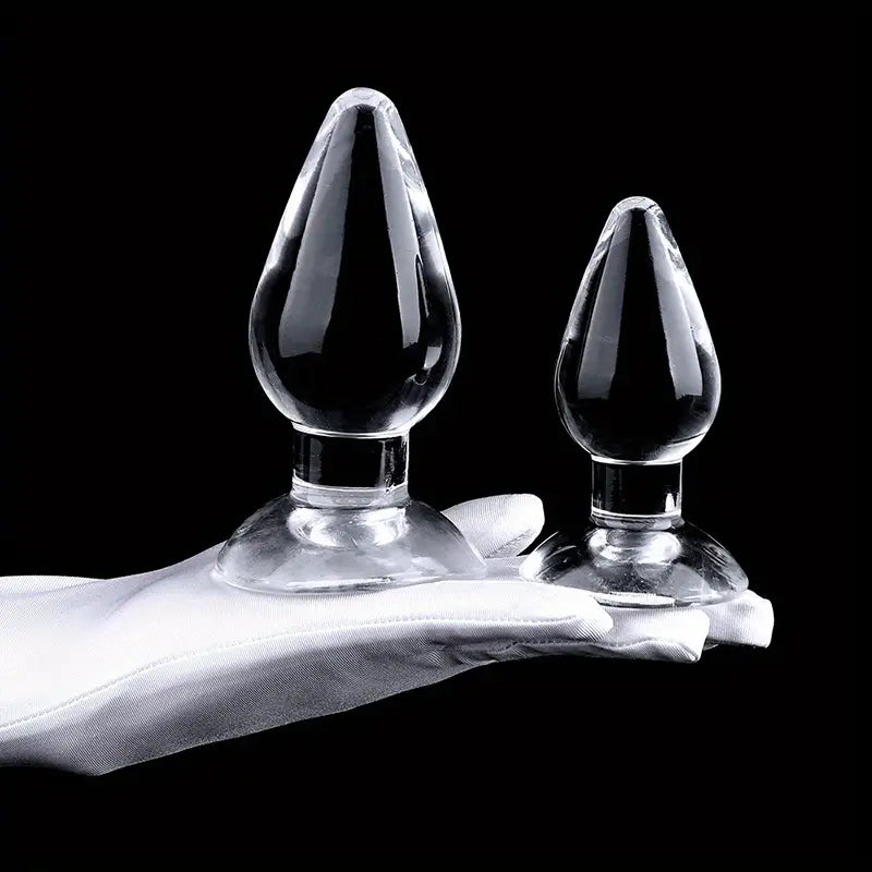 Big Mac Anal Plug Anal Plug High Transparent Crystal Beads Anal Plug