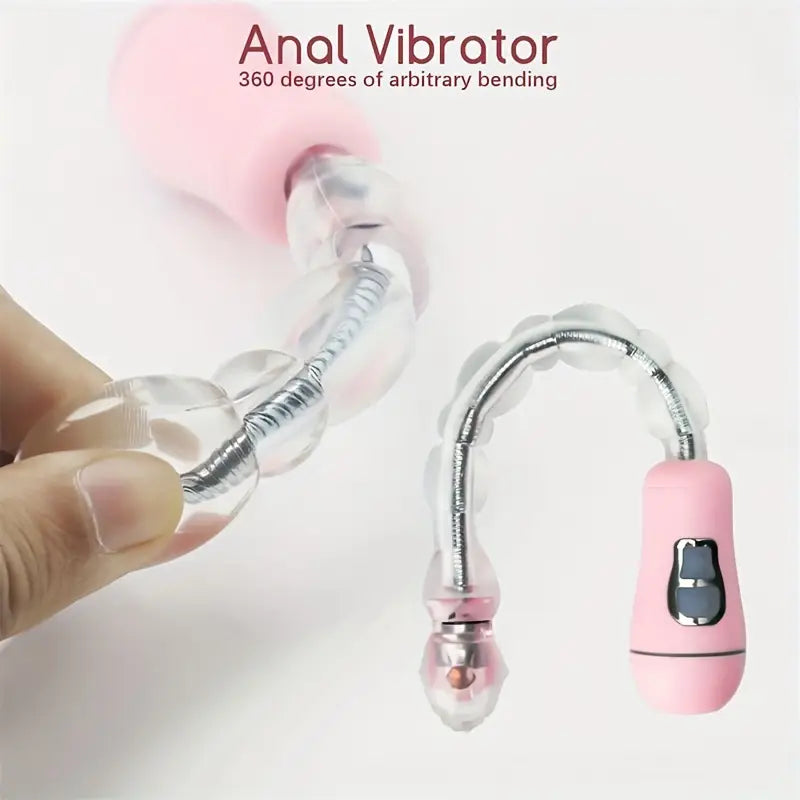 Vibrating Anal Beads 12 Modes USB Rechargeable Anal Sex Toy Vibrating Anal Beads 12 Modes USB Rechargeable Anal Sex Toy