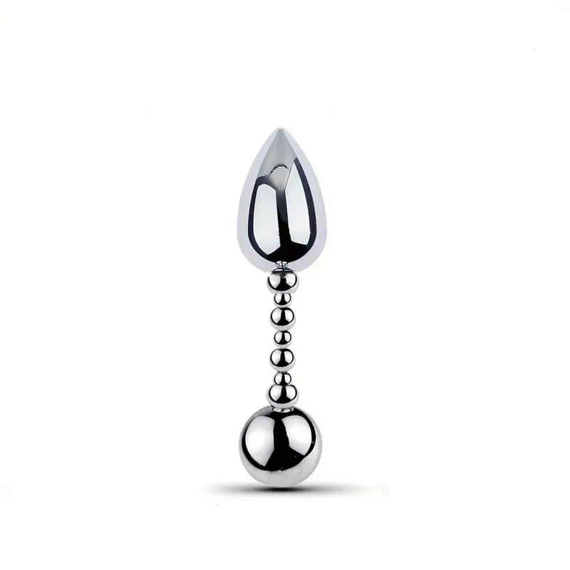 Metal Anal Plug For Men & Women Battery-Free Ideal For SM Play Cosplay