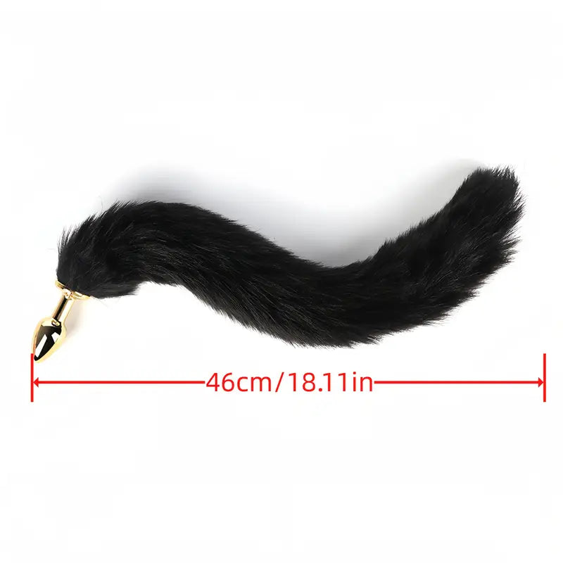 Female Male Dog Tail Butt Plug Alternative Metal Butt Plug Adult Sex Toy