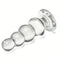SM Glass Anal Plug Self-Wrist Massager Intimate Couple Play Toy