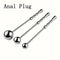 Stainless Steel Handheld Anal Expansion Training Sex Toy For Adults