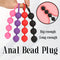 4 Beads Silicone Anal Plug With Pull Tab Anal Beads Anal Expander
