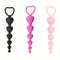 Mini Heart Shaped Anal Plug Vaginal Pull Beads Silicone Soft Butt Plug