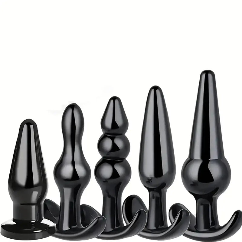 5pcs Anal Plug Set For Different Sensual Anal Sex Toy For Women