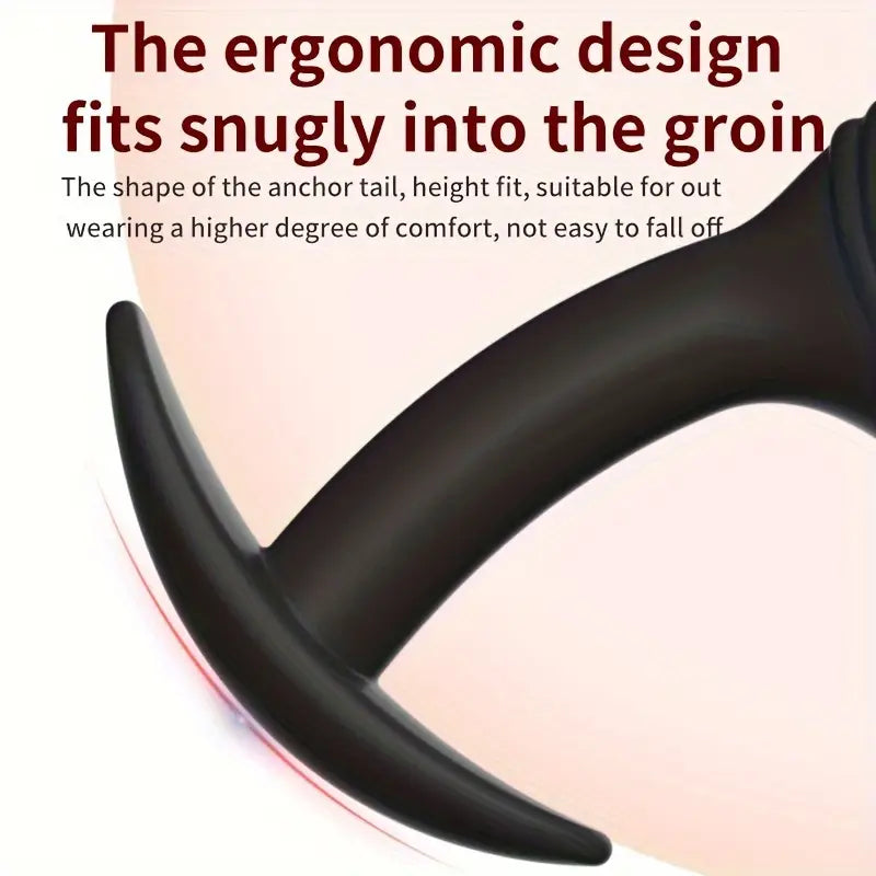Silicone Anchor Shaped Anal Plug Comfy Stimulation Erotic Anal Toy