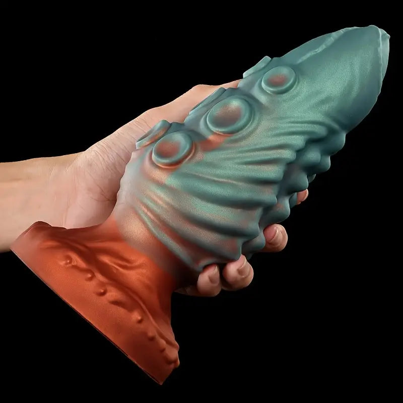 Large Diameter Soft Silicone Octopus Anal Plug Gradient Sex Toy