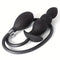 Manual Inflation Silicone Anal Plug Black Adult Toy Manual Expansion Toy