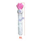 Heart-Shaped Glass Crystal Dildo Anal Plug With Beads Erotic Toy For Men