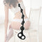 Black Anal Butt Plug For Anal Beads Stimulation Pleasure Trainer Kit