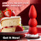 Strawberry Cake Extra Large Anal Plug Liquid Silicone Big Butt Anal Plug