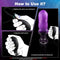 Fluid Silicone Inflatable Anal Plug Double Egg Monster Knot Fantasy Dildo