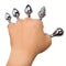 Premium Metal Anal Plug G-Spot Massager Dilator With Textured Pull Ring
