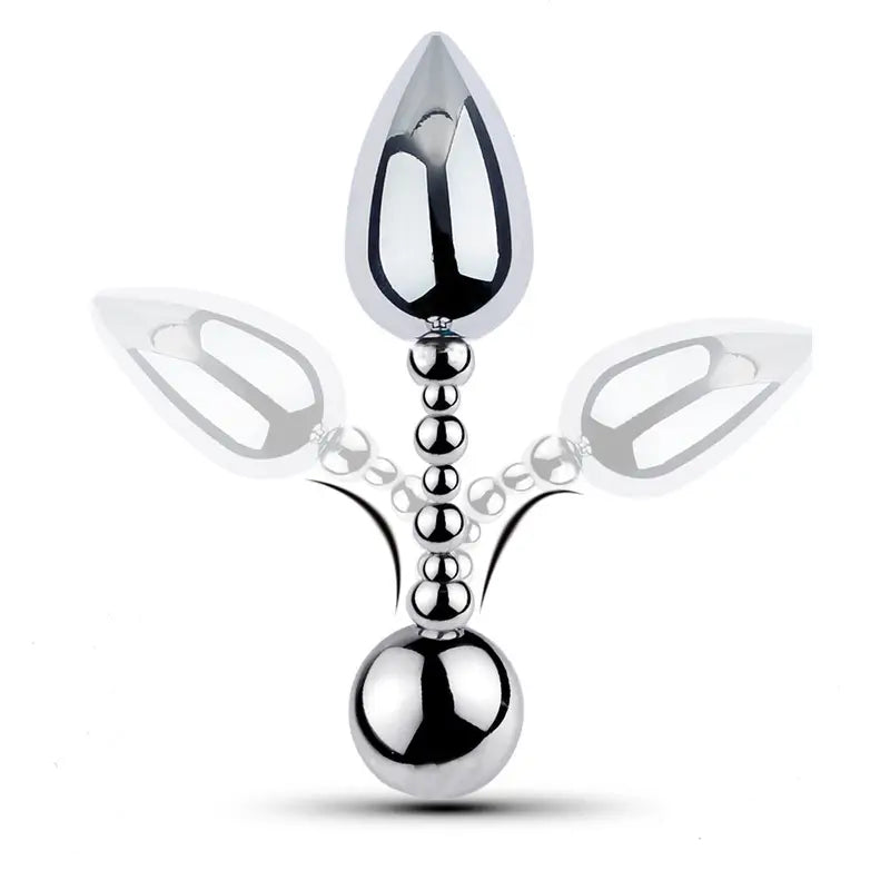 Metal Anal Plug For Men & Women Battery-Free Ideal For SM Play Cosplay