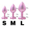 Heart-shaped Anal Plug Gem Base Butt Plug Anal Couple Masturbator