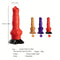 Soft Dog Knot Male Prosthetic Sex Toy Male Cock Dildo Anal Plug