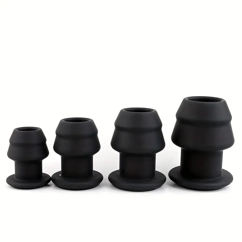 Silicone Hollow Anal Dilator Enema Butt Plug Hollow Prostate Massage Dilator
