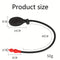 Unisex Anal Plug With Inflation Controller Inflatable Flirting Adult Toy
