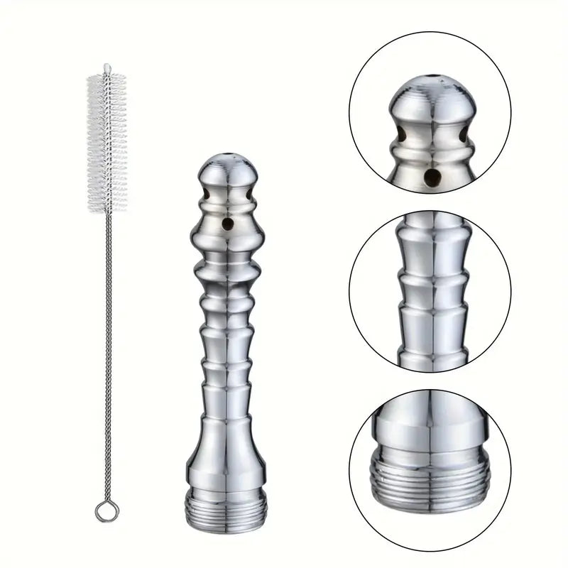 Clean Shower Head Metal Enema Shower Vaginal Irrigation Aluminum Shower