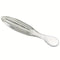 Ergonomic Handle Clear Glass Anal Plug G-Spot Massager With Ribbed Texture