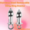 Through-hole Enema Metal Butt Plug With Removable Insert Anal Plug