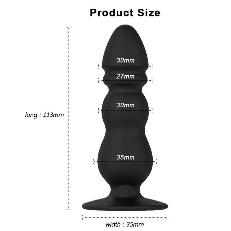 Thrusting Sex Toy Anal Plug Vibrating Butt Plug G Spot Vibrator