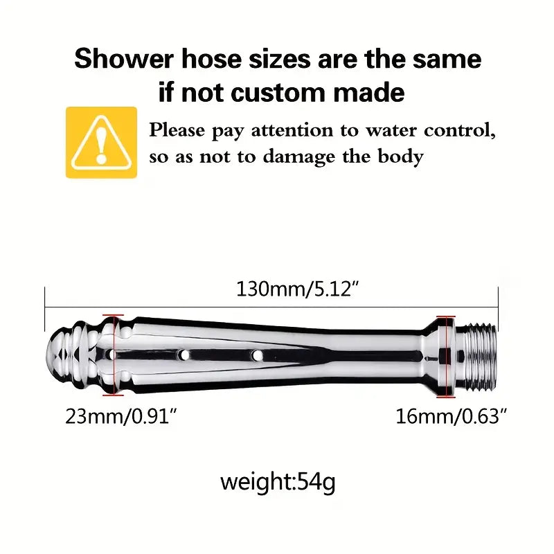 Metal Anal Irrigator Multifunctional Enema Cleaning Dilator Uncharged Sex Toy