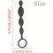 Silicone Anal Beads Butt Plug With Pull Ring Flexible Anal Chain Butt Plug