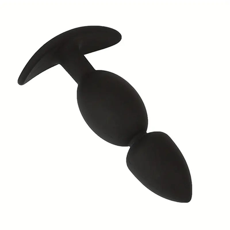 Unisex Anal Plug Set 3 Water Drop Anchor Shaped Silicone Flirting Adult Toy